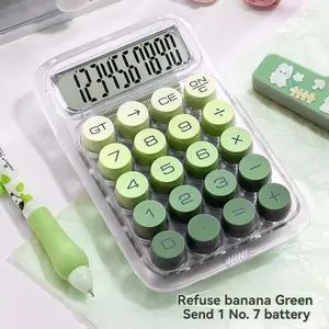 Cute Calculator with Display for Office Use, High Aesthetic Student Accounting Tool, Essential Office Supply, Perfect for Students and Professionals, Office Stationery Supplies