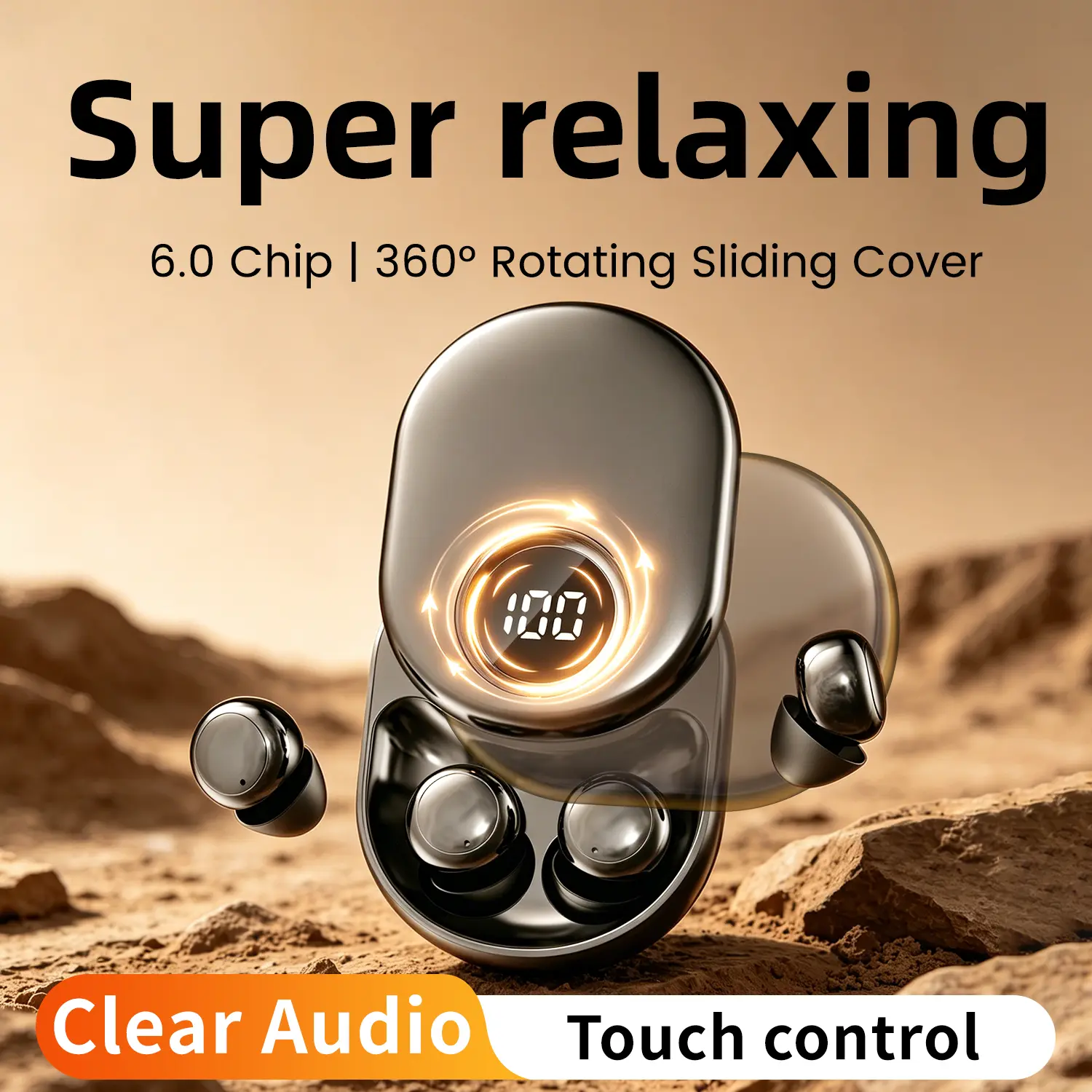 Stress‑relief Mini Wireless Bluetooth Earbuds,Ultra‑small invisible sleep‑friendly earphones suitable for side‑sleeping, office‑use and students. Designed with the appearance of a stress‑relief toy,back to school,back to school haul