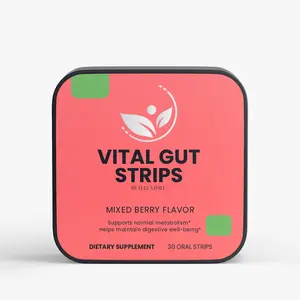 Essential Digestive Wellness Strips: Probiotic and Prebiotic Combo for Gut Health Support