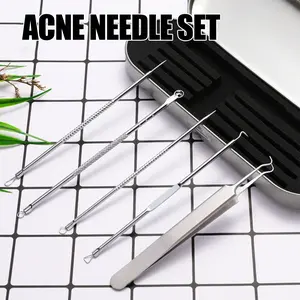 14 Counts  Remover Pimple Tool Kit,Rust-Proof Stainless Steel Tools Suitable for All Skin Types