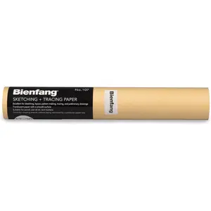 Sketching & Tracing Paper Roll Canary Yellow 12 Inches x 20 Yards for Drawing Trace Sketch Craft Sewing Pattern