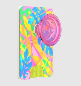 PopSockets Boca Palms MagSafe PopWallet+ Women's Wallet, Stylish Handheld Smartphone Accessory with Stand, Mobile Device Protection Accessories