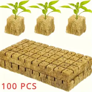Breathable Seed Block, 100pcs/set Durable Planting Block, Garden Planting Block for Indoor & Outdoor Use, Garden Supplies
