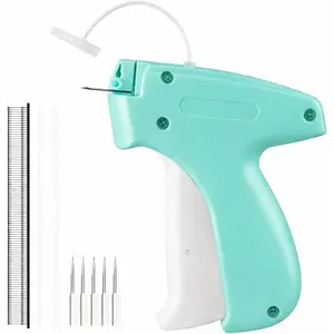 Stitch Gun for Clothes, Handheld Stitch Gun Quick Clothing Fixer, Portable Tagging Gun for Home & Retail Use, Includes 6 Needles,1000 Black & 1000 White Fasteners