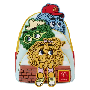 McDonald's Vintage Fry Kids Triple Pocket Mini Backpack