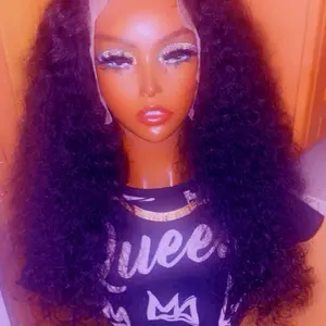 18” Pineapple Wave Human Hair Frontal Wig