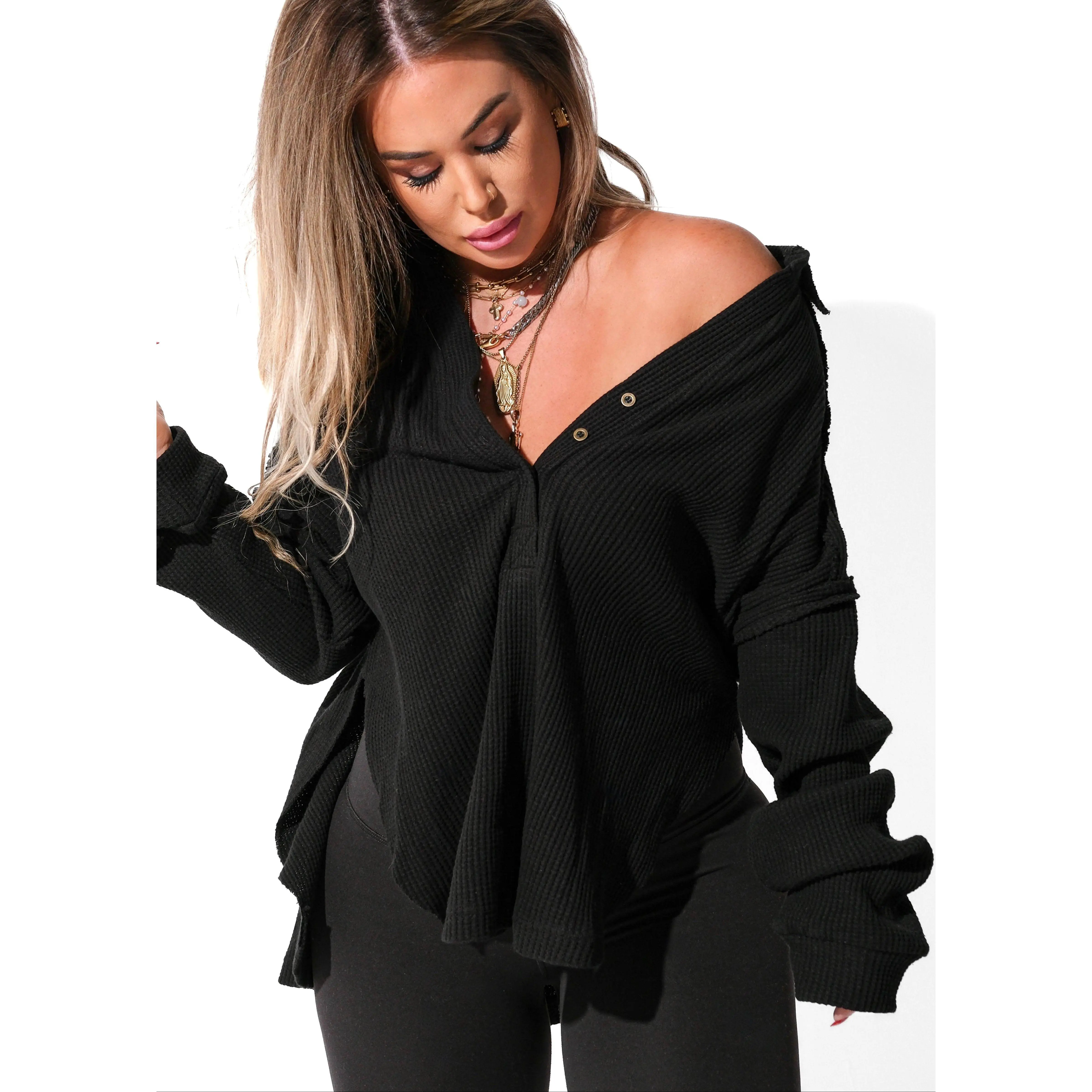 HAVEN SIDE SLIT HENLEY