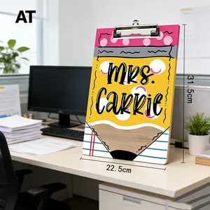 Teacher Custom Pencil Shaped Writing Board, Creative Stationery Holder, Suitable for Office Use and Classroom Record Keeping