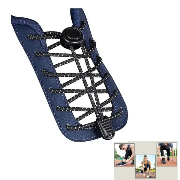 No Tie Shoelaces for Adults & Kids – Heavy Duty Elastic Shoe Laces for Running, Hiking, Tennis & Sneakers, Stretch Lock Laces for Easy Slip-On Comfort