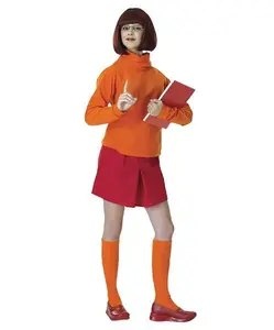 Velma - Scooby Doo - 60's - 80's - Costume - Women - Standard