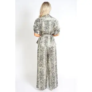 Snake A Pose Wide Leg Pants