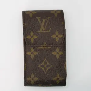 Pre-owned Louis Vuitton Canvas Small Leather Goods Monogram Cigarette Case