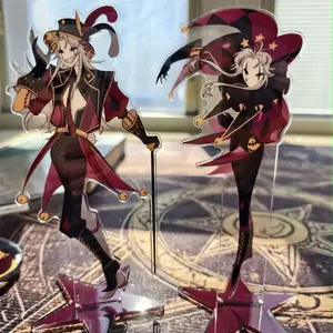 2pcs Anime The Freak Circus Pierrot Acrylic Stand Figure Model Standing Sign Desk Display Decor Toy Gift