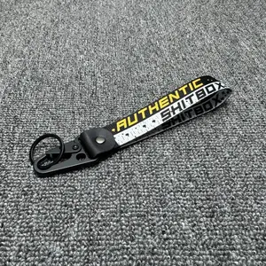 1pc shitbox Car KeyStrap JDM Keychain Key Ring Lanyard Tags KeyringTow Car Motorcycle Keyring FakTaxi KeyChain Car auto keyring Stylish Keychain
