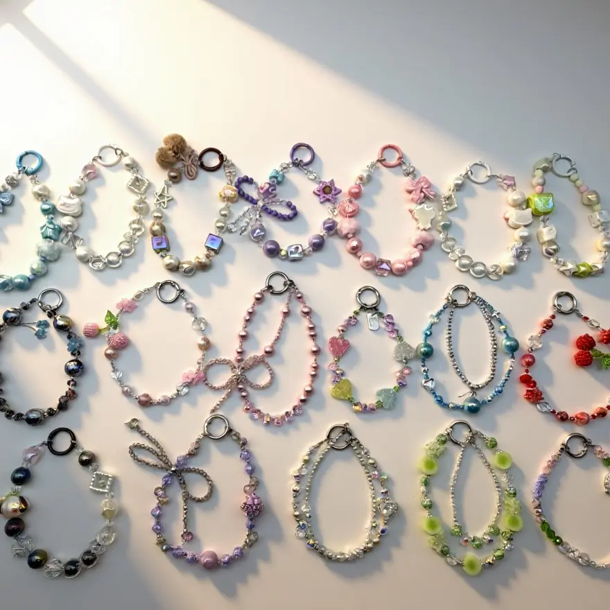 A8 Glass & Resin DIY Charms | Phone Straps & Bag Chains [DiyLiveRoom-1]
