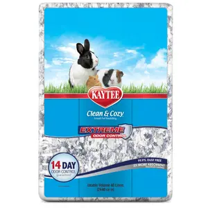 Kaytee Clean & Cozy Extreme Odor Control Bedding, Made for Small Animals, 40 Liters