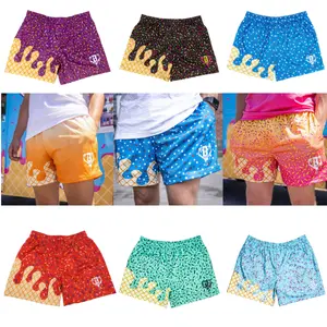 BASEBALL LIFESTYLE 101 Ice Cream Mesh Shorts | Lightweight Quick-Dry Athletic Shorts for Youth & Adults | Breathable Summer Sportswear