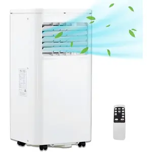 Portable Air Conditioner | 10000 Btu for Large Rooms Up to 450 Sq. Ft. | 3 Modes, Remote Control, and Installation Kit Included | Ideal for Home Cooling Inverter Aircon Appliances