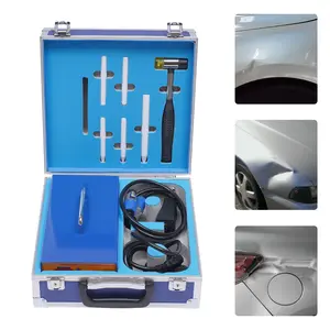CNCEST 1.38KW Induction Heater Machine Hot Box Car Paintless Dent Repair Tool with Blue Case & Tools Set for Effortless Dents Removal
