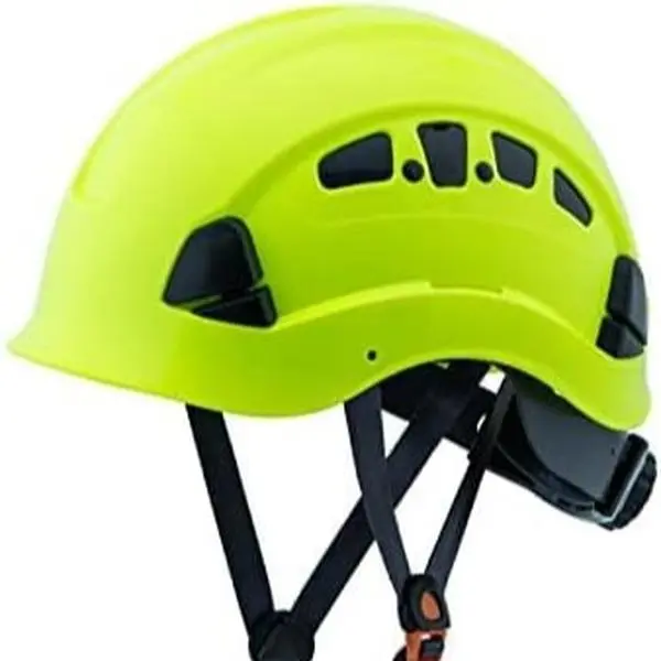 High-Visibility Vented Construction Helmet, ABS Safety Hard Hat with 6-Point Ratchet Suspension and Adjustable Chin Strap for Work & Climbing, Safety Helmet, Construction Helmets