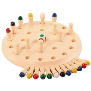 Memory Board Game Match Puzzle, Educational Memory Tabletop Game for Kids, Parent-Child Learning Chess Set, Focus Training Toy