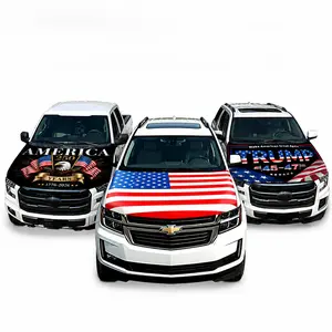 American Flag Car Hood Cover - Suitable for pickup trucks, SUVs, sedans, and Jeeps. Special commemorative edition for Memorial Day and Independence Day (July 4th). Car exterior decorative stickers, stylish car accessories. summerwins