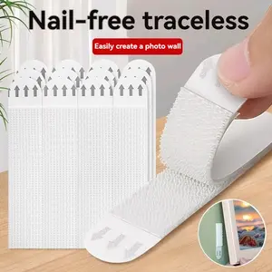 12-Piece Heavy-Duty Wall Hooks, Hangable, No-Tool Installation, Durable & Reusable, Perfect for Organizing Your Space, Ideal for Home Use