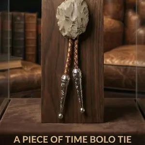 A PIECE OF TIME BOLO TIE