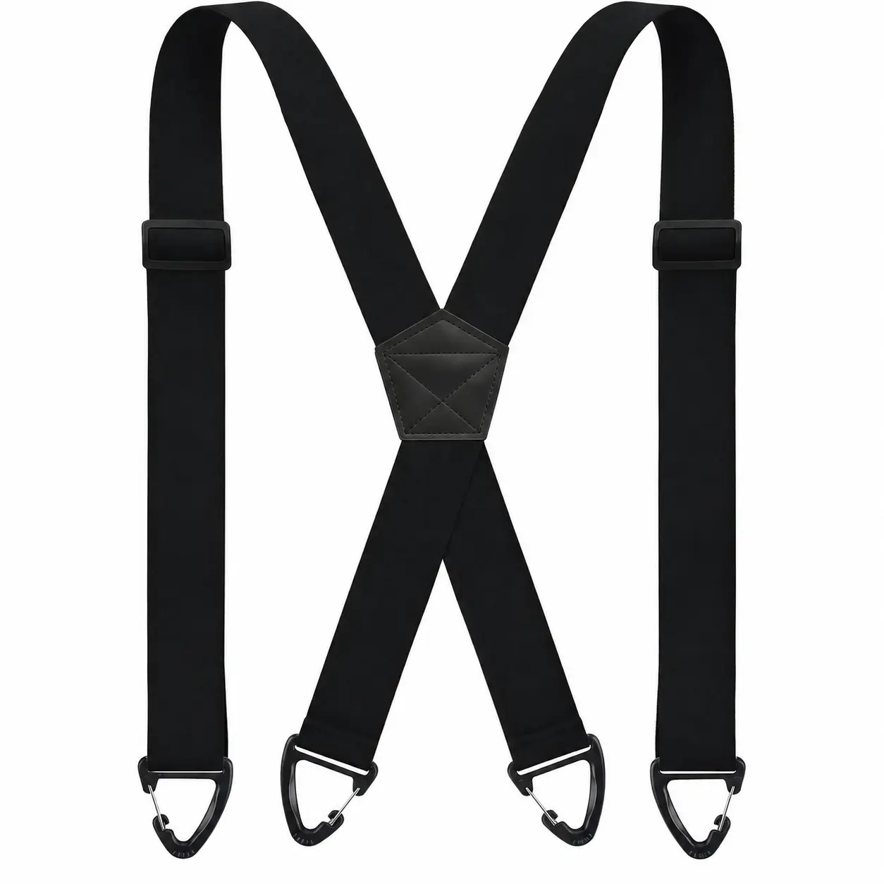 X Back Hidden Suspender 1.5 Inches Under Clothing Heavy Duty Work Suspenders for Men Women