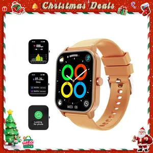 [Valentine's Day] Nerunsa Smartwatch 1.85" Touchscreen with 120+ Exercise Modes Sleep Monitoring Daily Alerts Multifunctional Wearable Device for Holiday Gifts Compatible with Smartphones Wristwatch