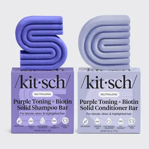 Kitsch Purple Toning Shampoo & Conditioner Combo for Color-Treated & Grey Hair Kitsch Purple Toning Shampoo & Conditioner Combo for Color-Treated & Grey Hair