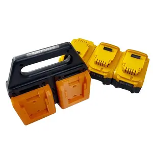 For DEWALT Battery Charger For 12V MAX, 20V MAX And FLEXVOLT 20V/60V MAX Batteries, 8 Amp, 4 Port Simultaneous Fast Charging Station