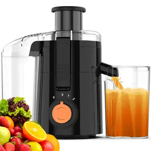 Juice Maker Powerful Centrifugal Juicer Machine with Wide Mouth Feed Chute for Easy Juicing of Fruits & Vegetables Stainless Steel BPA Free Easy to Clean Dishwasher Safe Space-saving Design