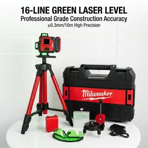 Milwaukee 16-Line Laser Level Kit for Layout brushless angle grinder renovation project