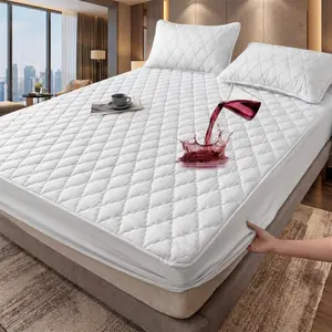 Luxury King Size Mattress Stopper Set with Pillowcases & Waterproof Mattress Cover - 360-Degree Protection, Soft, Noiseless, Machine Washable, Fits Up to 16in Sizes