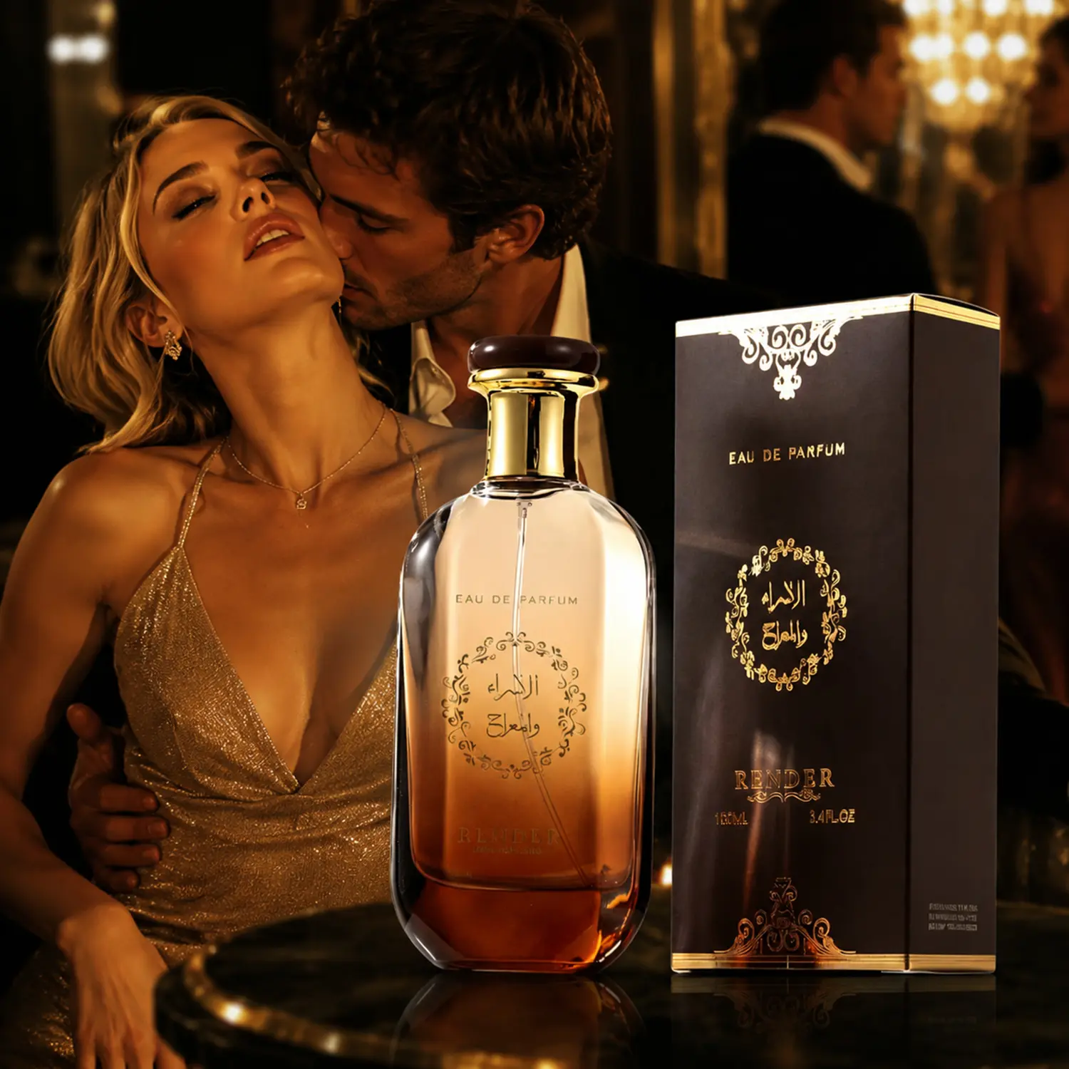 Long Lasting Pheromone Perfume for Women, Captivating Oud Amber Scent, Rich Oriental Fragrance for Date Night, 100ml / 3.4oz, Captivating Scent, Fragrances And Perfumes