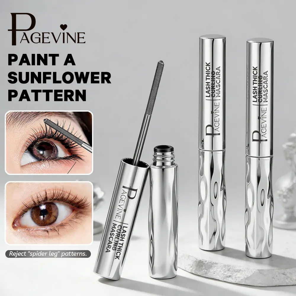 PAGE VINE Steel Tube Mascara – Lengthening, Curling, Natural & Long-Lasting Formula