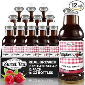 Raspberry Iced Tea - Southern Refreshment 12-Pack | Southern Sweet Tea Co.