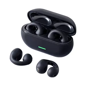 Bluetooth 5.3 Ear-Clip Conduction Headphones Open-Ear Wireless Sports Earphones Ultra-Long Battery Life Comfortable Stable