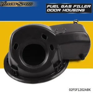 Fuel Gas Filler Door Lid Housing Pocket with Hinge, Truck Replacement Part for 09-14 Ford F150