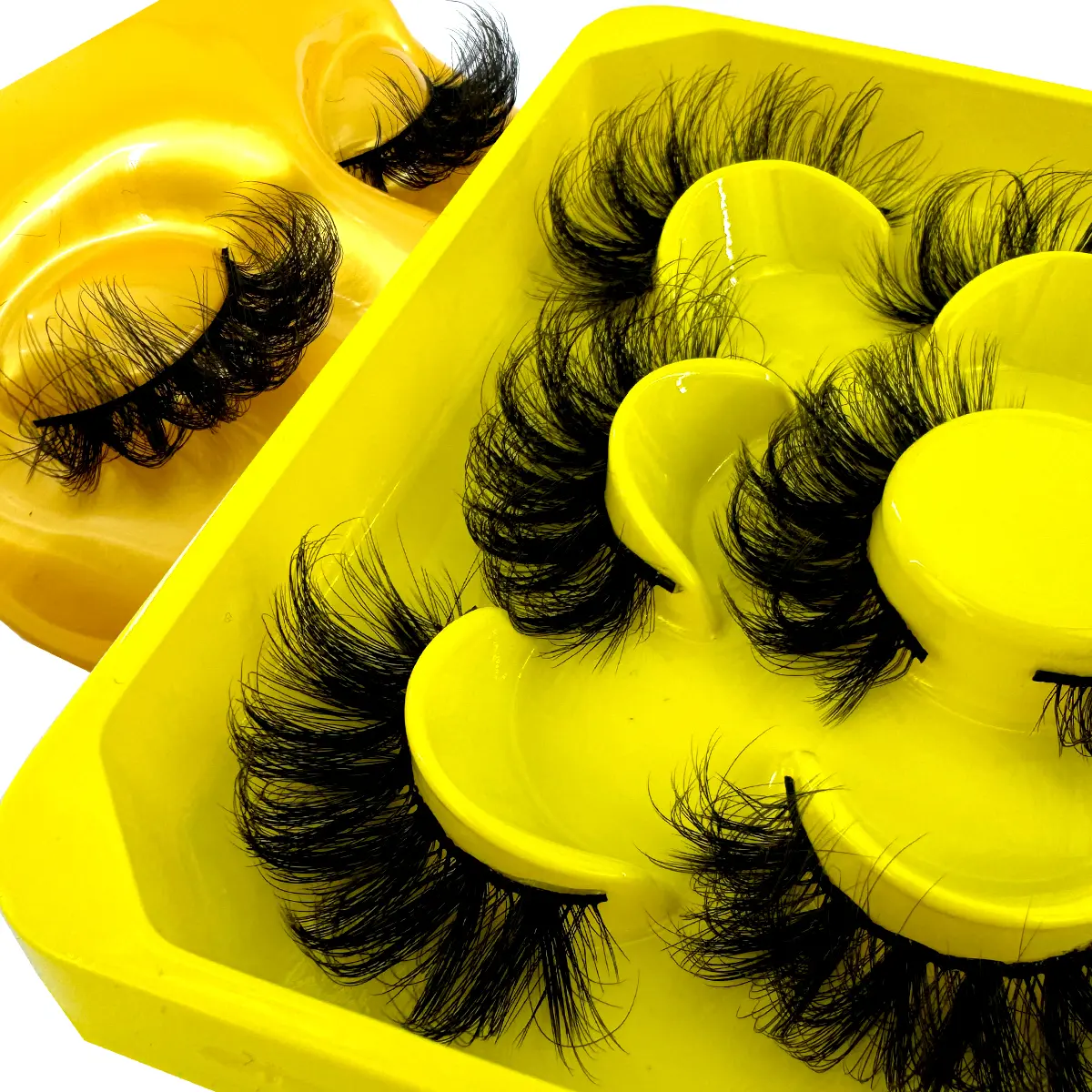 Long Lashes! New 5 Pairs Eyelashes Makeup Soft Fluffy 3D Fake False Eyelashes Thick Handmade Volume Natural Look Fake Lashes Fox Eye Eyelashes Cat Eye Lashes Winged End Eye Elongated Eyelashes Fluffy Soft Natural Long Faux Mink Fake Lashes False Eyelashes