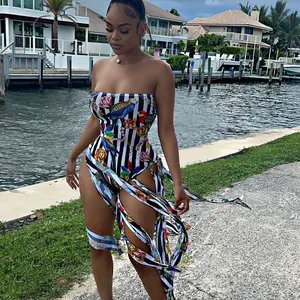 Thee Boutique Dolce' Summer Fringe Leotard Swimsuit