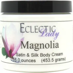 Magnolia Satin and Silk Cream,  Body Cream, Body Lotion