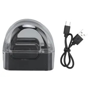 Wireless Language Translator Earbuds with Earhooks - 144 Languages, 3 Modes, Bluetooth 5.3, Rechargeable, Audio Headset, Stereo Device for Music & Calls, Black, Fast Charging