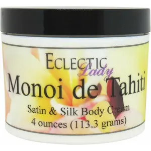 Monoi de Tahiti Satin and Silk Cream,  Body Cream, Body Lotion