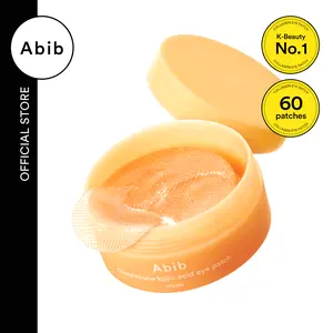 [Abib official]  Glutathione Kojic Acid Eye Patch(60 patches) | Easy Under Eye Care for hyperpigmentation, dull & tired eyes, under-eye discoloration, dark circles | Glutathione, Kojic Acid & Tumeric, Ceramide, Vitamin C & Nicacinamide
