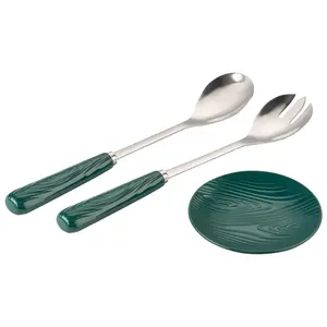 Temp-tations Woodland Set of (2) Utensils with Spoon Rest