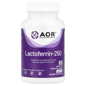 Advanced Orthomolecular Research AOR Lactoferrin-250, 250 mg , 60 Capsules