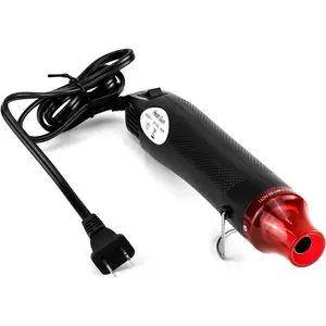 Heat Gun, 110V 300W Hot Air Gun Tools Shrink Gun with Stand and Power Cord, for Shrinking Wrapping PVC, DIY Embossing and Drying Paint