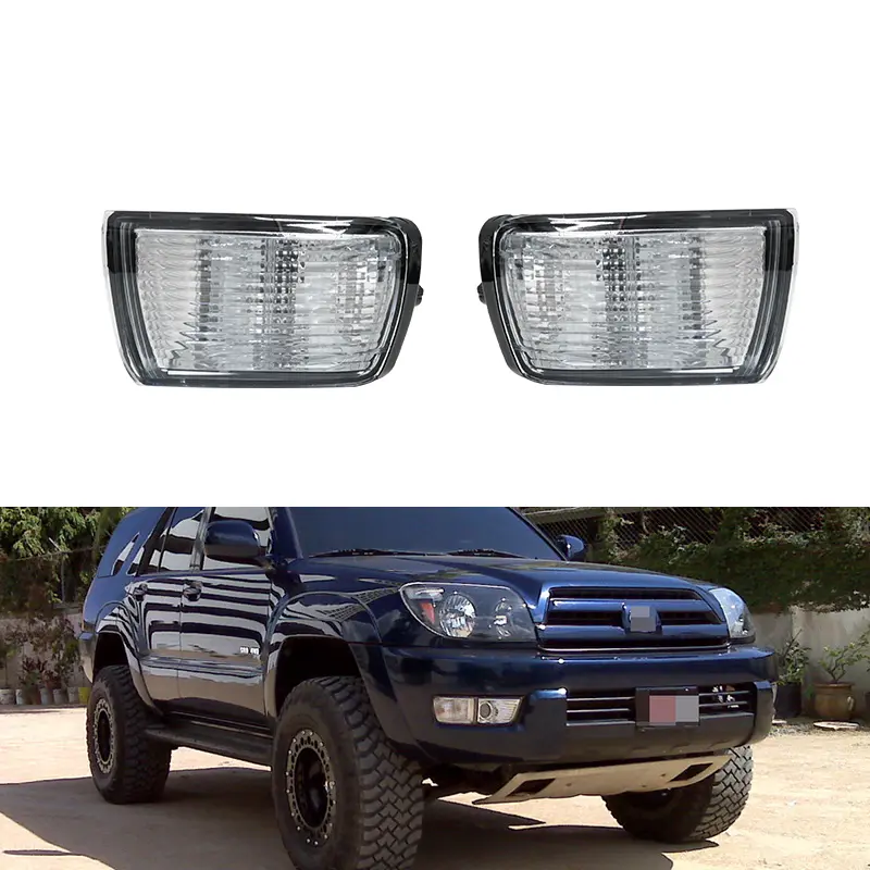 2pcs For 2003 2004 2005 Toyota 4Runner Front Bumper Turn Signal lamps Light Lamp Assembly DRL 1 Pair,Replace OEM 81521-35391 / 81511-35401